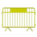 Crowd control barrier hot-dipped galvanized