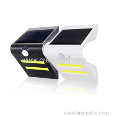 big size super bright COB solar motion sensor wall light for garden