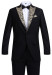 Men's Suits Golden Pattern Slim Fit Suits Business Suits