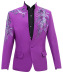 Men's Suit Tuxedos Smoking Suits 1-piece suit jacket with Embroidery