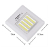 Dimmable Cabinet Wall Wireless 4pcs COB LED Night Light Switch with Magnetic