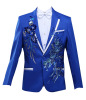 Men's Suit Tuxedos Smoking Suits suit jacket with Embroidery