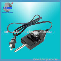 adjustable bimetal thermostat switch