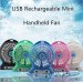 Portable rechargeable mini cooling fan usb small fan