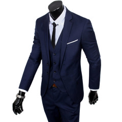 Men Suits Simple Slim Fit Suits Casual Suit 3 piece