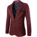 Mens Suit Jacket Simple Casual Business Jacket