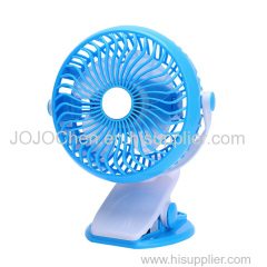 New USB Rechargeable Portable Fan Mini Clip Desk Stroller Multifunction