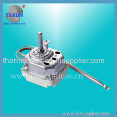 Capillary liquid thermostat switch