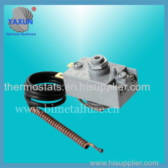 Capillary liquid thermostat switch