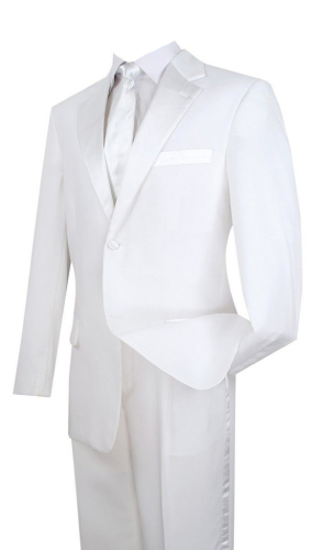 Men's suits white formal suit suit 2 pieces