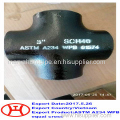 ASTM A234 WPB equal cross