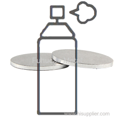 Aluminum slug for aerosol can