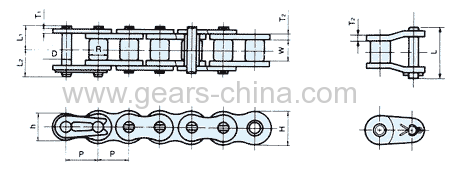 ll series light duty leaf chains