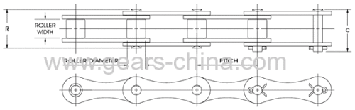 Heavy Duty Drag Chain Water Industry chains / Sewage Treatment chains Coal Mining Conveyor Chain