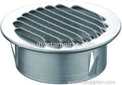 Aluminium external louver valve