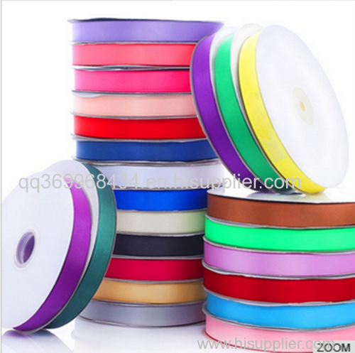 cheap customized printed colourful satin ribbons for packing gift and decoration