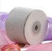 Standard Thermal Transfer Printed Metallic Glitter Polyester Christmas Decoration Ribbon for Zebra Printer