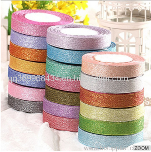 63MM WIDTH Metallic Christmas Decorative Ribbon