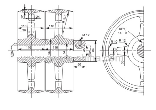 1610 taper lock bush for pulley