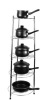 Free Standing Corner Pan Rack Shelf Organizer