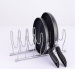 Expandable Kitchen Pan Pot and Lid Organizer Rack Holder