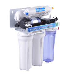 5 stage household Reverse Osmosis Water System with Manual-Flush