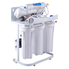 6 Stage Reverse Osmosis with oil pressure gauge