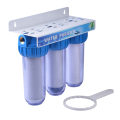 3 stages transparent kitchen pipe housing Water Filters