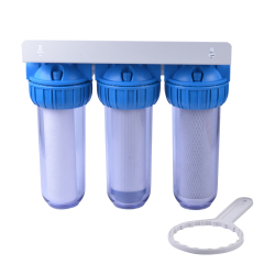 3 stages transparent kitchen pipe housing Water Filters