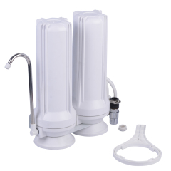 2 stage white color kitchen table type tap Water Filter