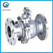 high quality handle flange 2 inch stainless ball valve