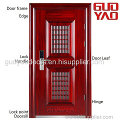 Alibaba hot sale good quality steel cold roll steel security door