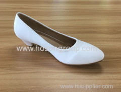 Low heel lady pointed toe dress shoes