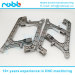 China aluminum alloy stair climbing robot leg parts CNC machining manufacturers