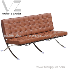 New Designer Barcelona Leather Sofa