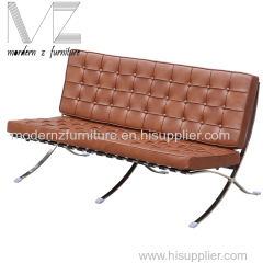 New Designer Barcelona Leather Sofa