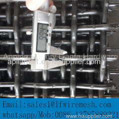 abrasion resistance High Carbon Steel Crimped Mesh used in Vibrating Screen