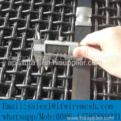 The Flat Panel lock crimped weave wire mesh for Gabbro Aggregate