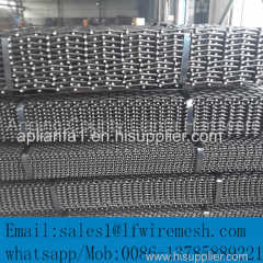 abrasion resistance High Carbon Steel Crimped Mesh used in Vibrating Screen