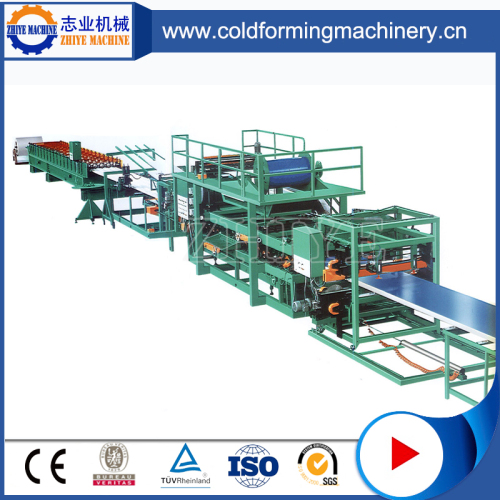 Eps Or Rockwoll Sandwich Panel Cold Rolling Forming Line