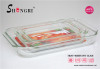 Rectangular glass baking dish