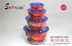 Microwave Safe Round Glass Food Containers Wholesale