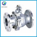 Lockable handles cast iron cf3m ball valve