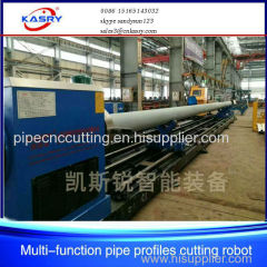 8 axis cnc pipe profile cutting machine plasma cutting