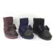 PU suede and paillette fashion children ankle boots