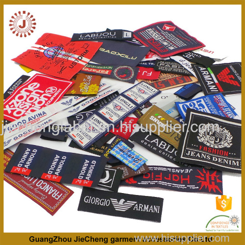 manufacturer woven label clothing label damask garment label