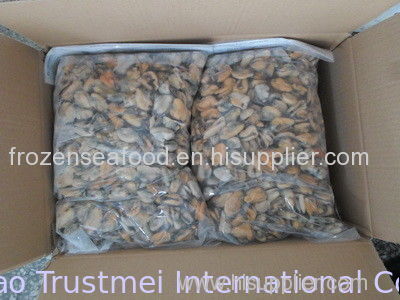 Frozen mussel meat seafood