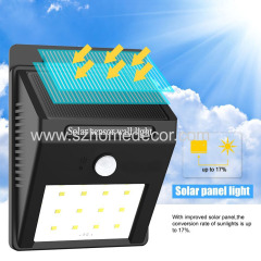 Solar Motion Sensor Lights 12 LED Waterproof Solar Powered Security Light Outdoor Wall Light for Garden Fence