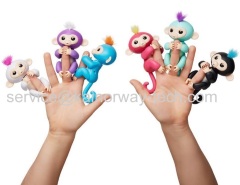 Wholesale Fingerlings Baby Monkey Mini Smart Sensor Finger Toy Kids XMAS Gifts