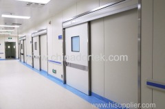 inside wall mounting type automatic sliding hermetic doors for operation theatres